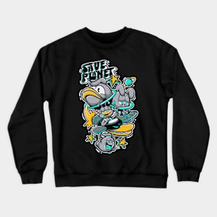 save planet Crewneck Sweatshirt